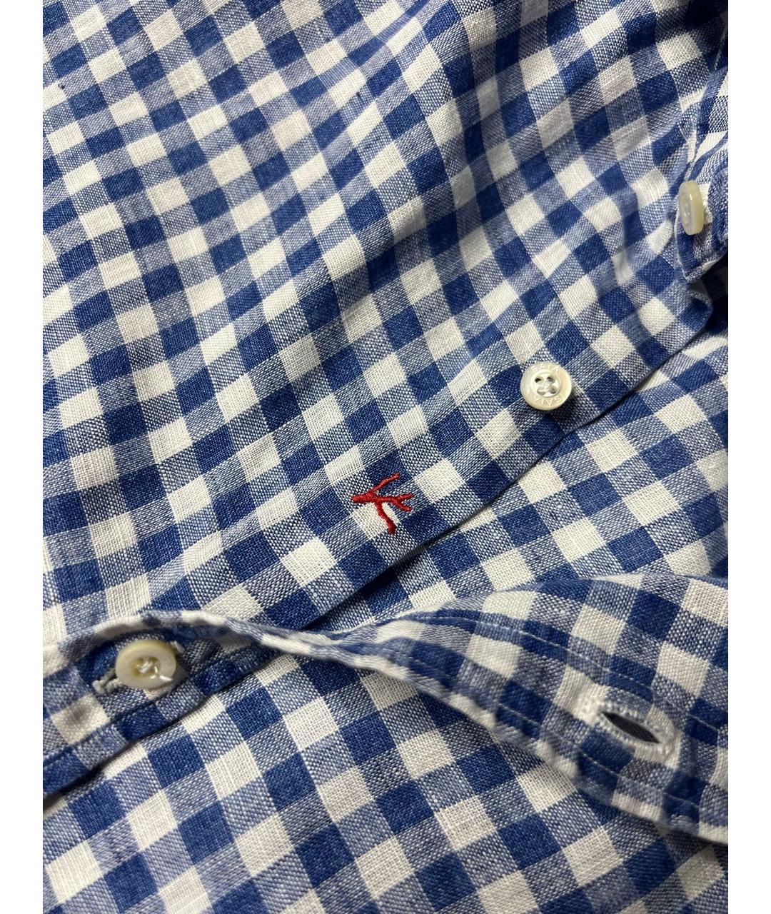ISAIA Мульти льняная кэжуал рубашка, фото 8