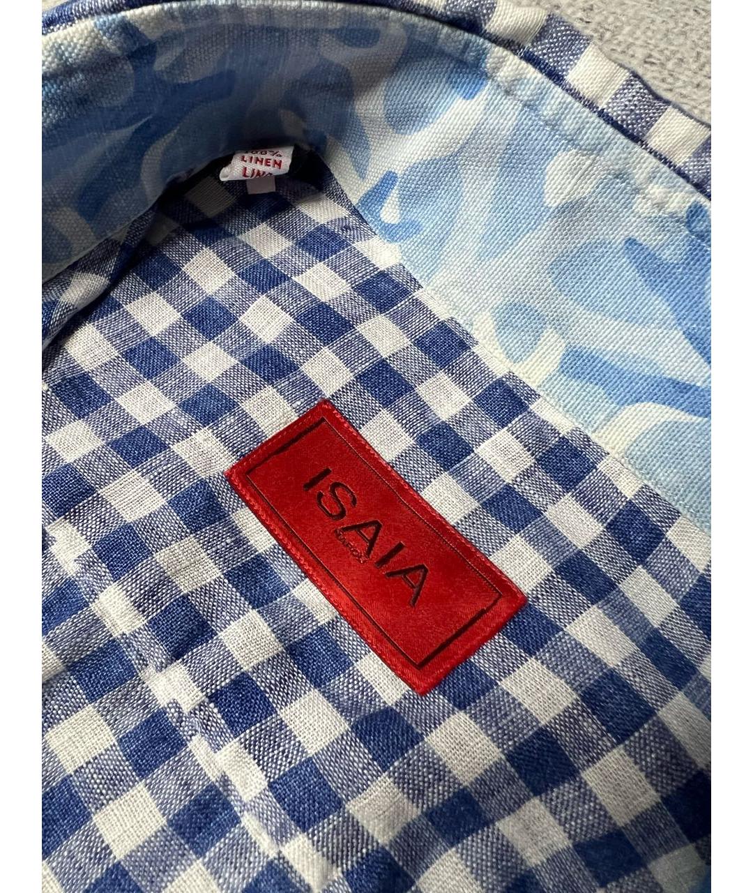 ISAIA Мульти льняная кэжуал рубашка, фото 6
