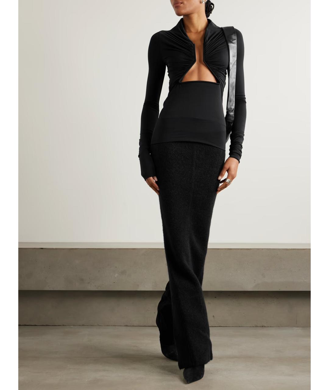 RICK OWENS Черная блузы, фото 2