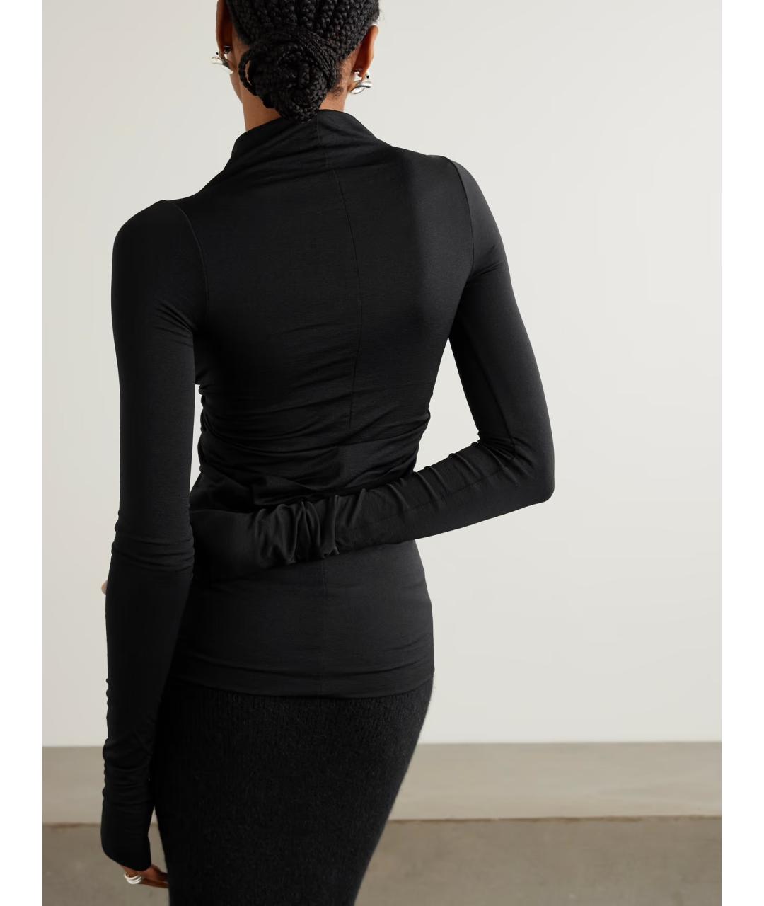 RICK OWENS Черная блузы, фото 3