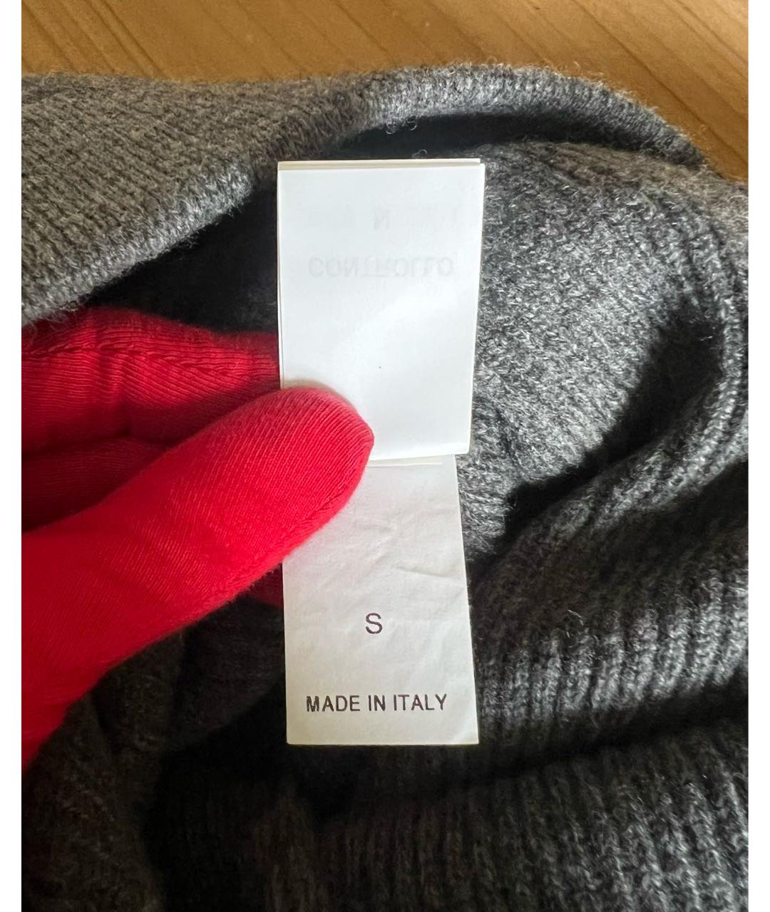 BRUNELLO CUCINELLI Серая юбка миди, фото 8