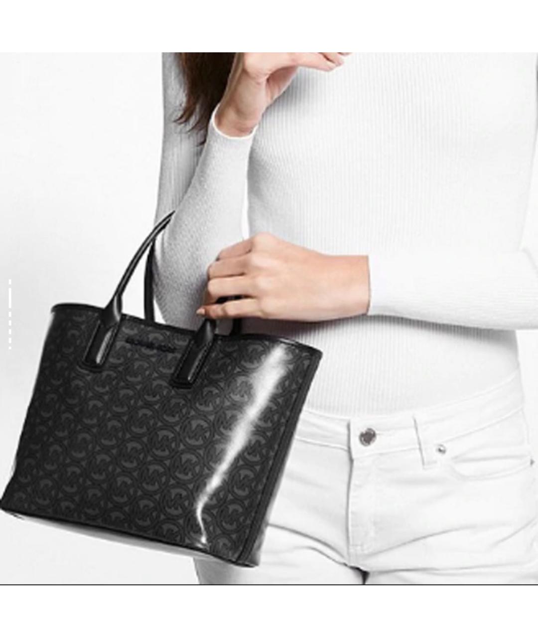 MICHAEL KORS Черная сумка тоут, фото 5