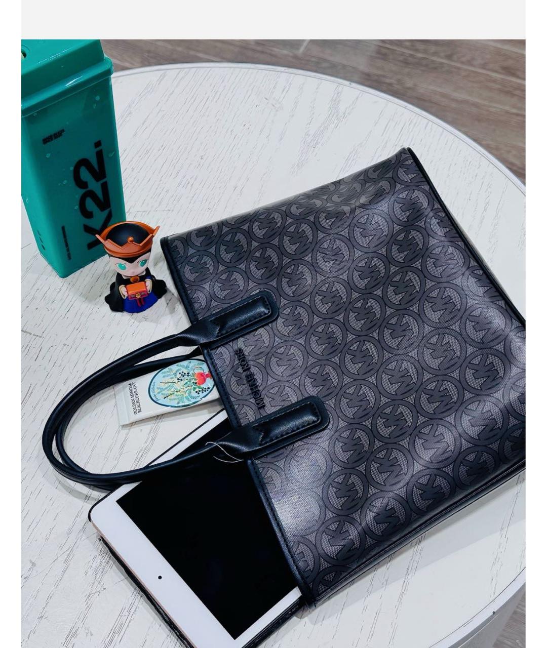 MICHAEL KORS Черная сумка тоут, фото 8