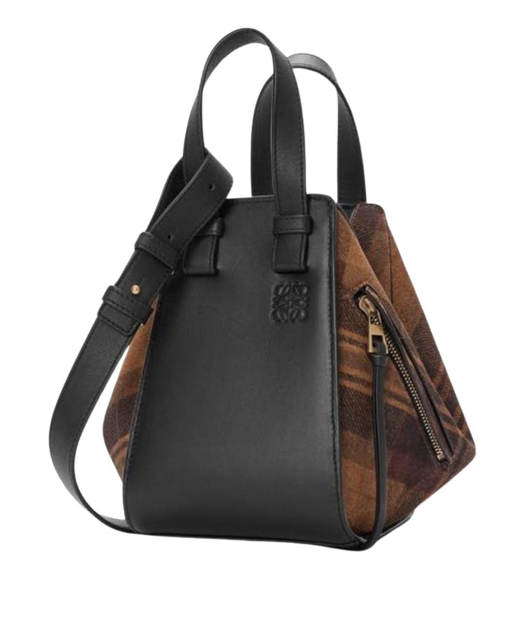 LOEWE Коричневая кожаная сумка тоут, фото 1