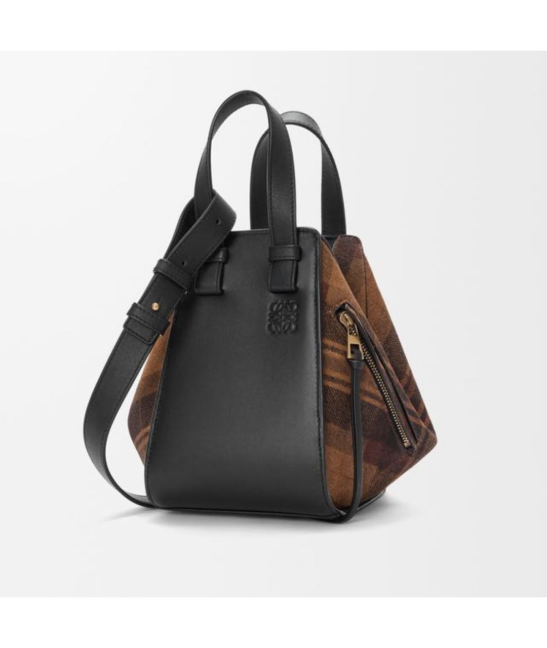 LOEWE Коричневая кожаная сумка тоут, фото 6