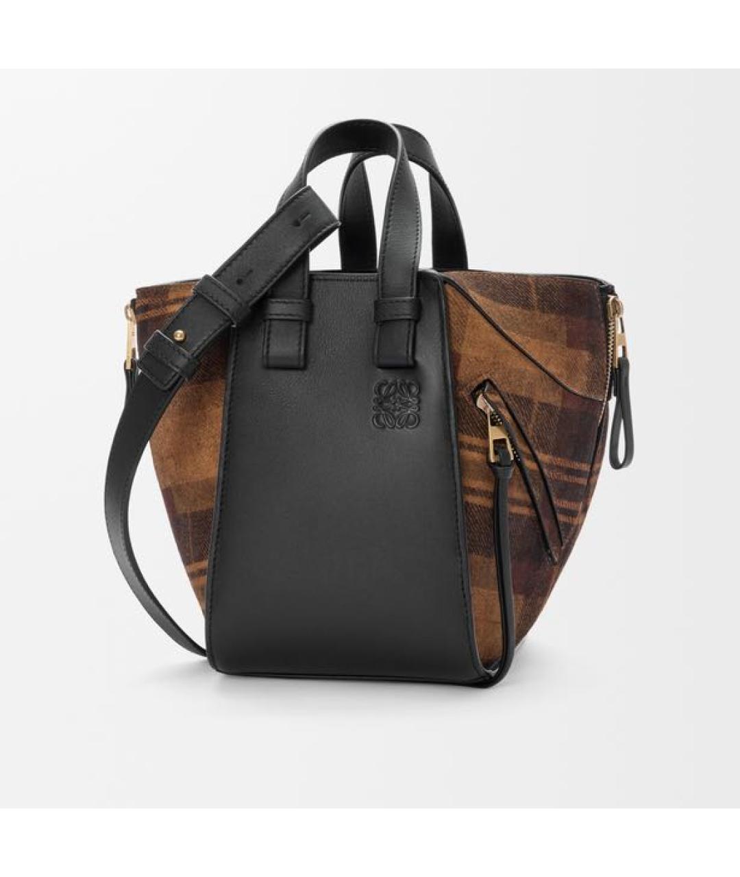 LOEWE Коричневая кожаная сумка тоут, фото 2