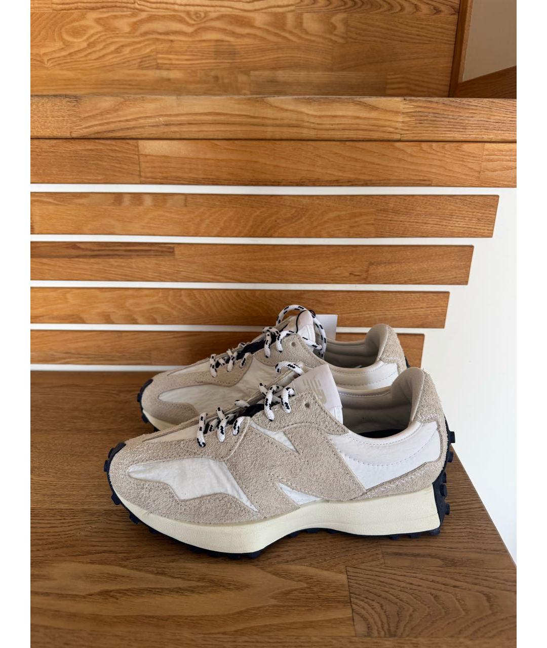 NEW BALANCE Бежевые замшевые кроссовки, фото 9