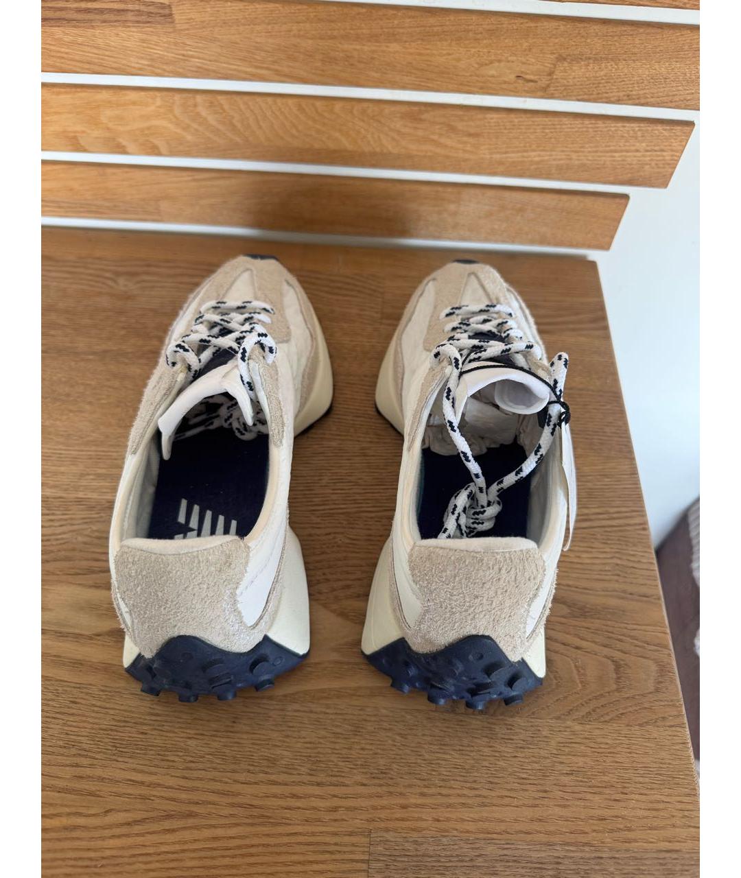 NEW BALANCE Бежевые замшевые кроссовки, фото 4