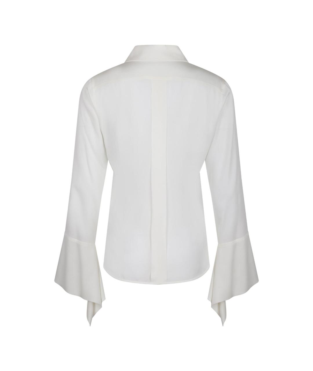 MAX MARA Белая шелковая рубашка, фото 2