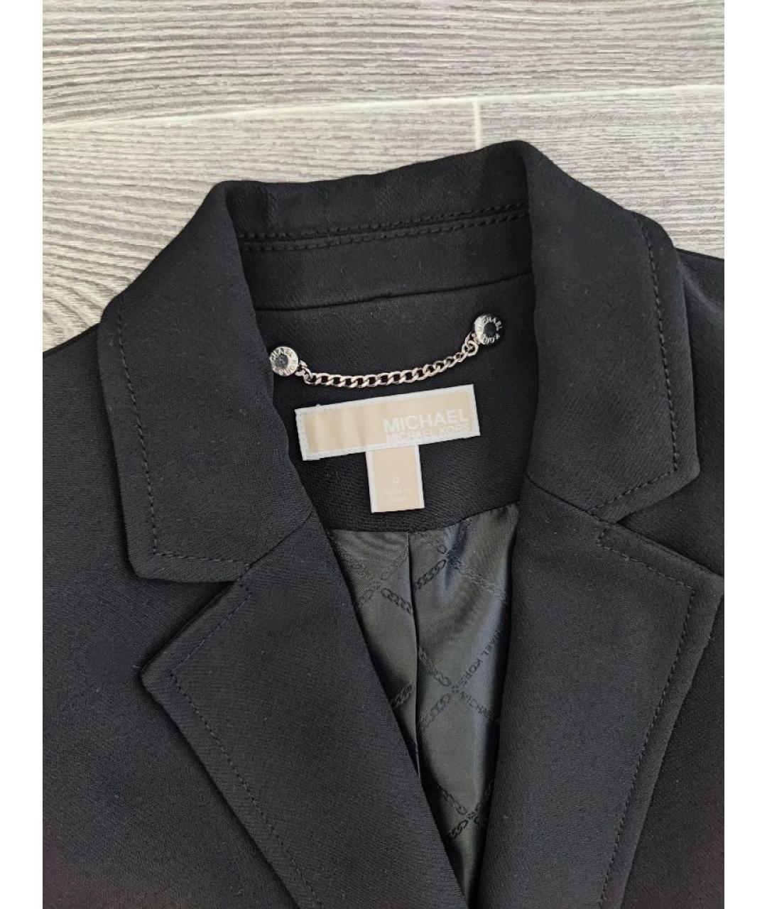 MICHAEL KORS Черный жакет/пиджак, фото 4