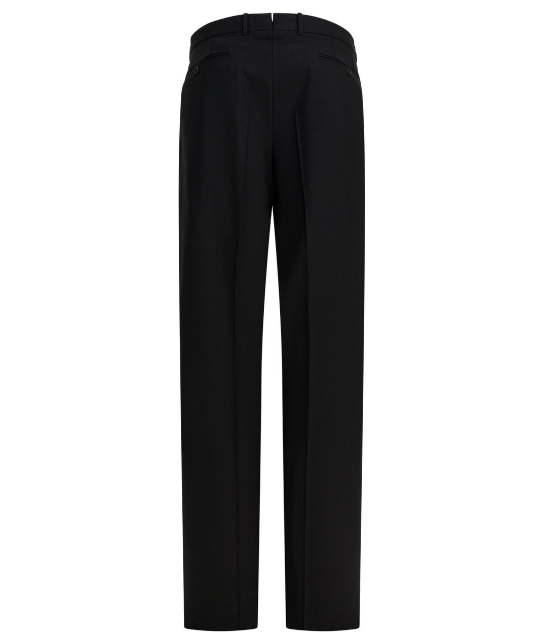 TOM FORD Черные шерстяные повседневные брюки, фото 2