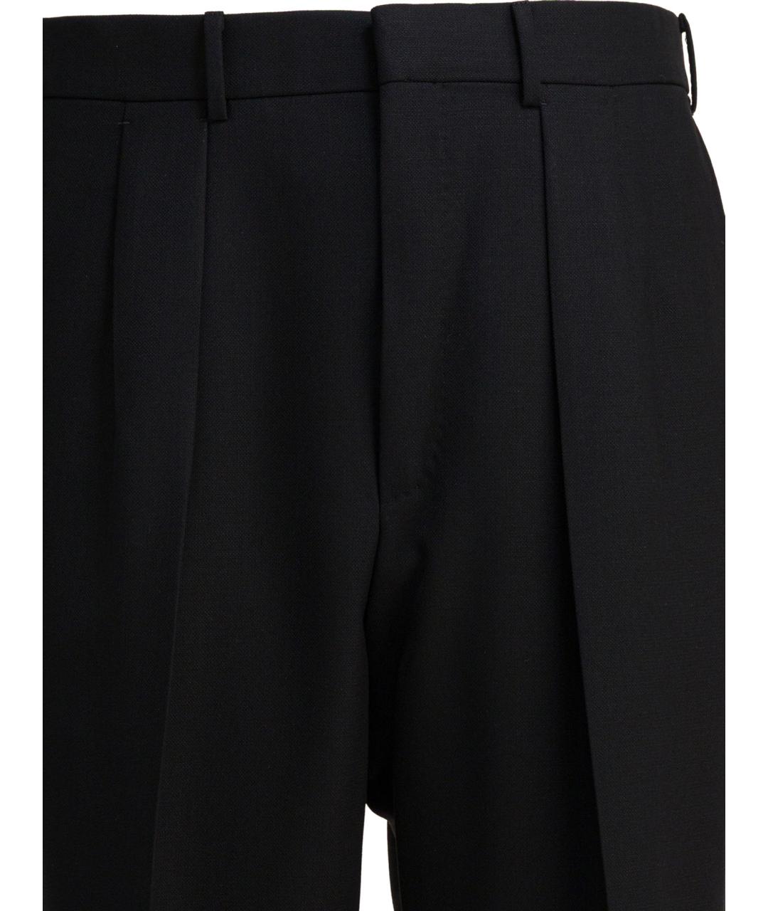 TOM FORD Черные шерстяные повседневные брюки, фото 3