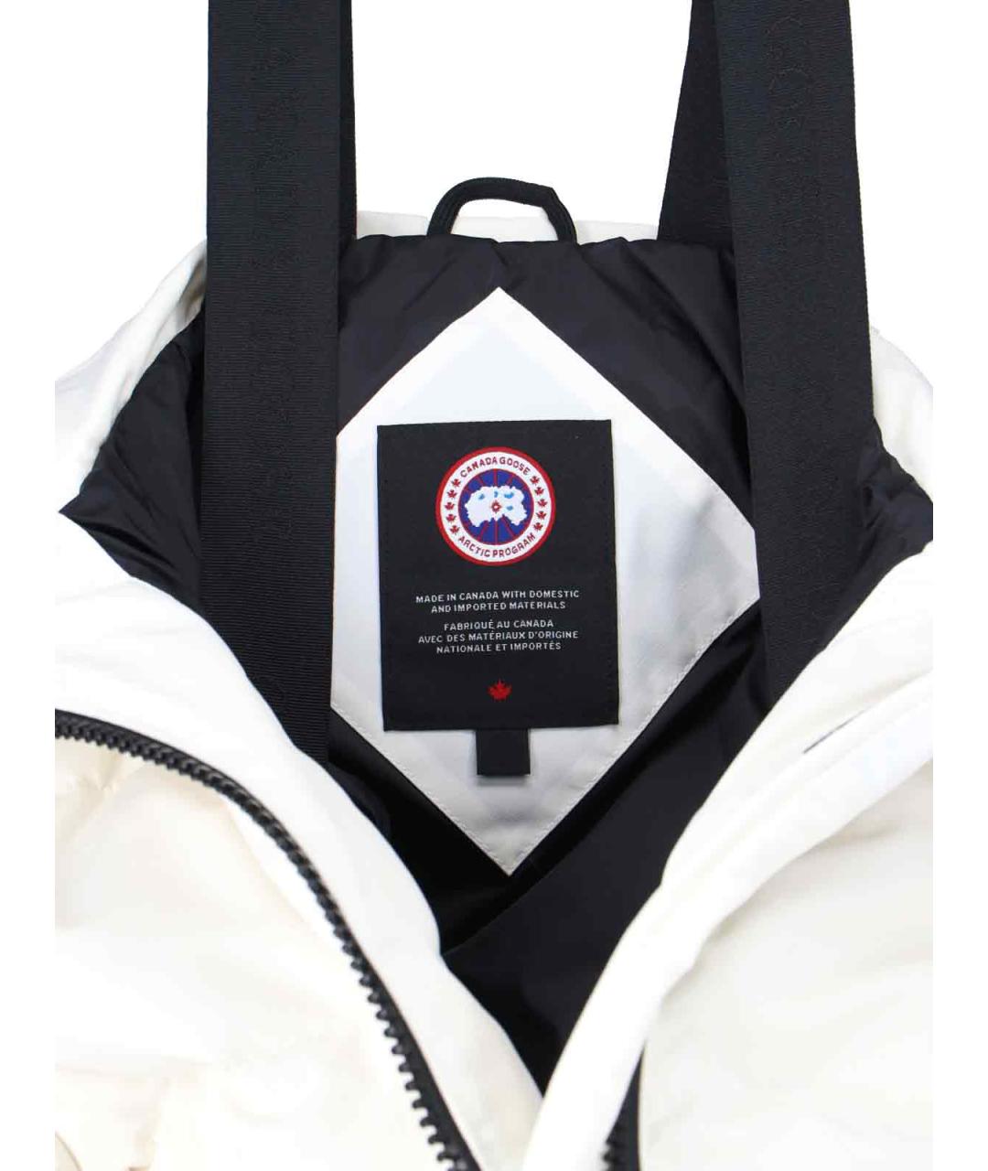 CANADA GOOSE Белая полиэстеровая куртка, фото 3