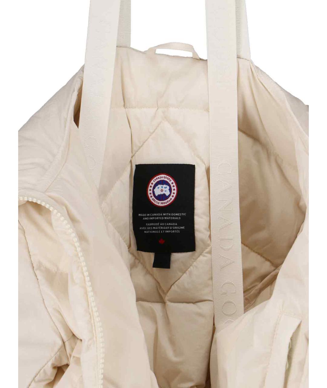 CANADA GOOSE Бежевая полиамидовая куртка, фото 3