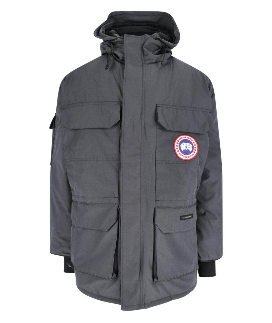 CANADA GOOSE Серая полиэстеровая парка, фото 1