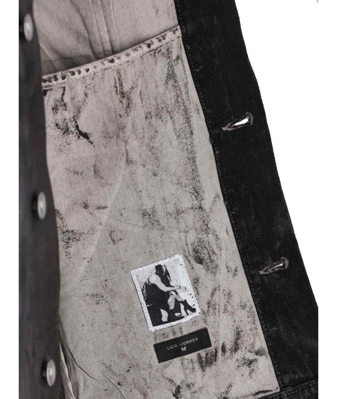 RICK OWENS DRKSHDW Коричневая хлопковая куртка, фото 5
