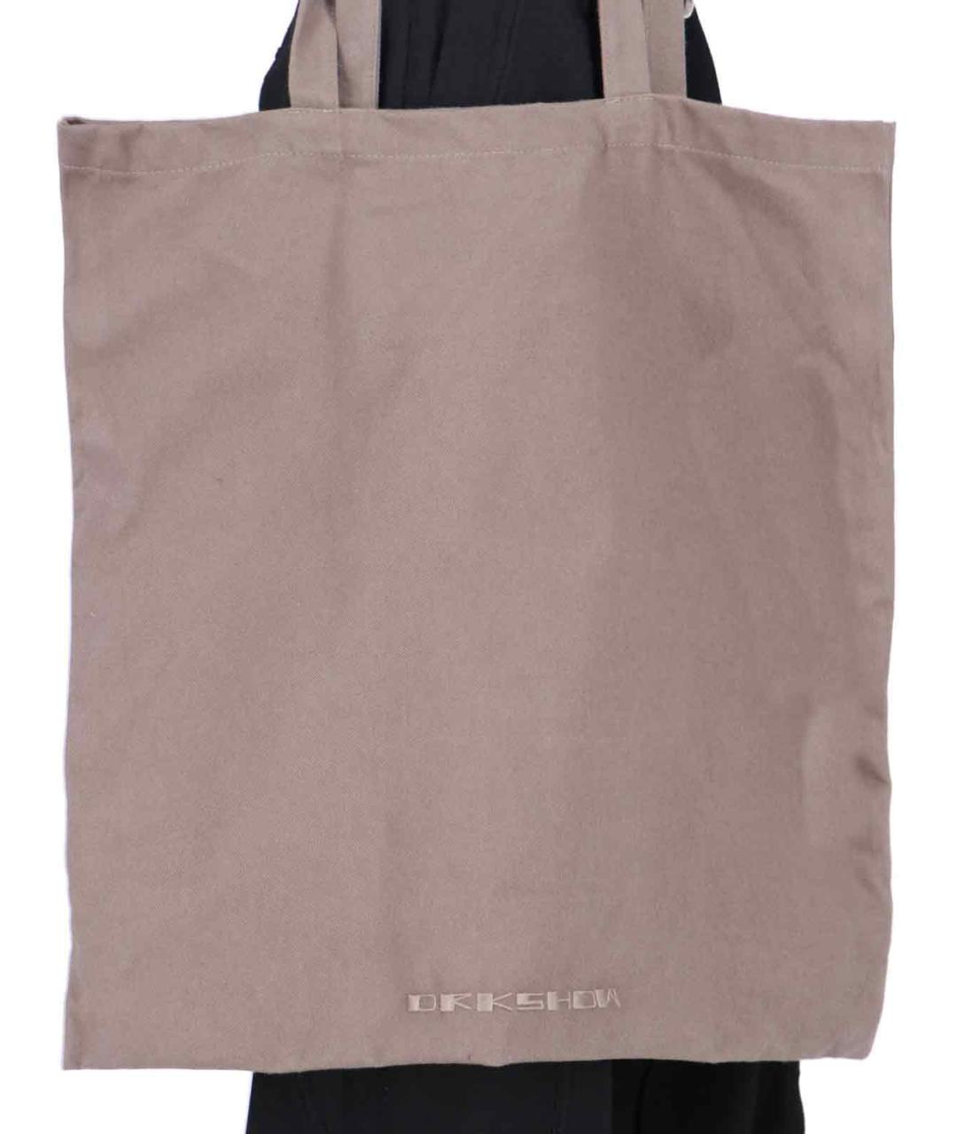 RICK OWENS DRKSHDW Черные хлопковые прямые брюки, фото 4