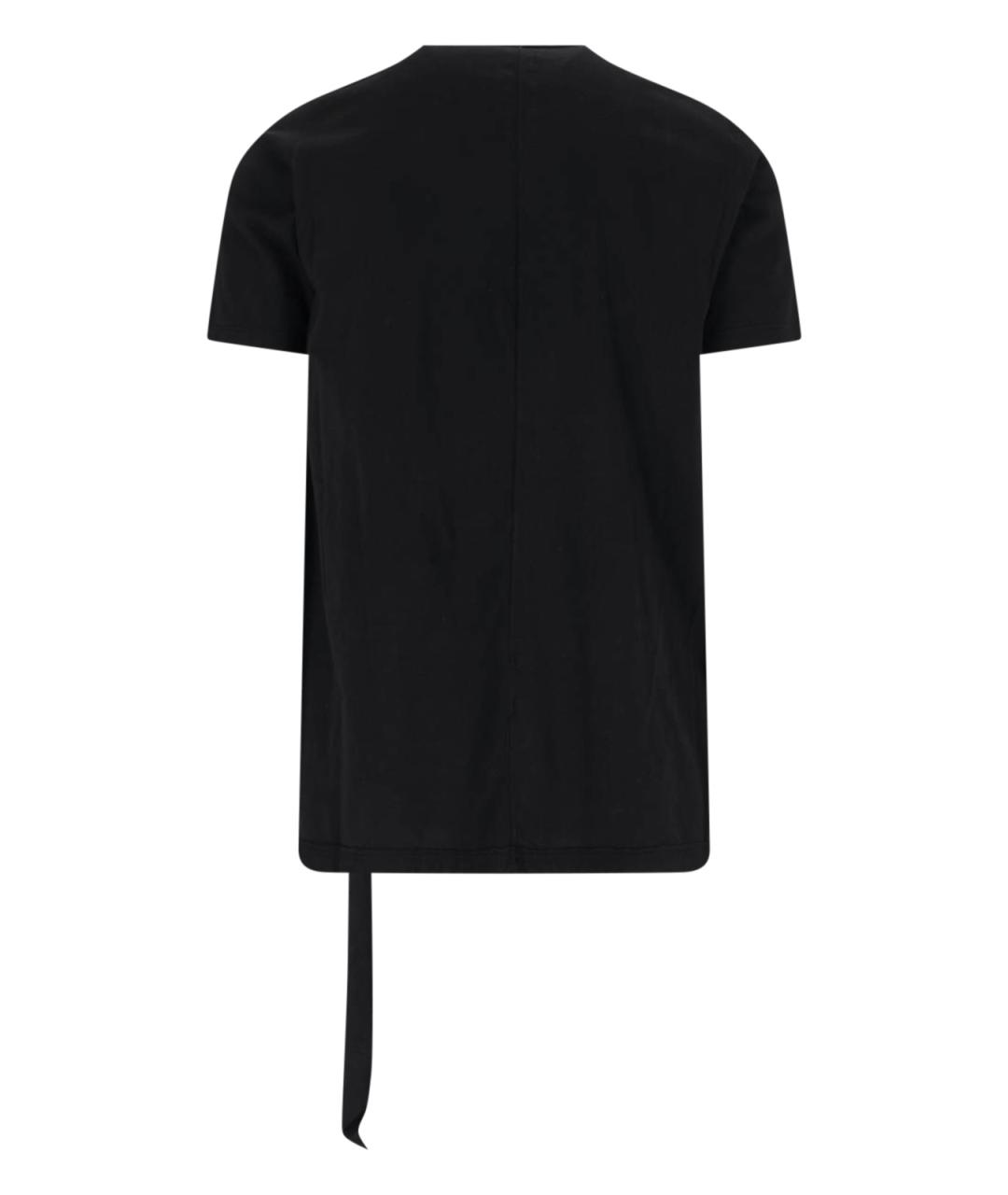 RICK OWENS DRKSHDW Черная хлопковая футболка, фото 2