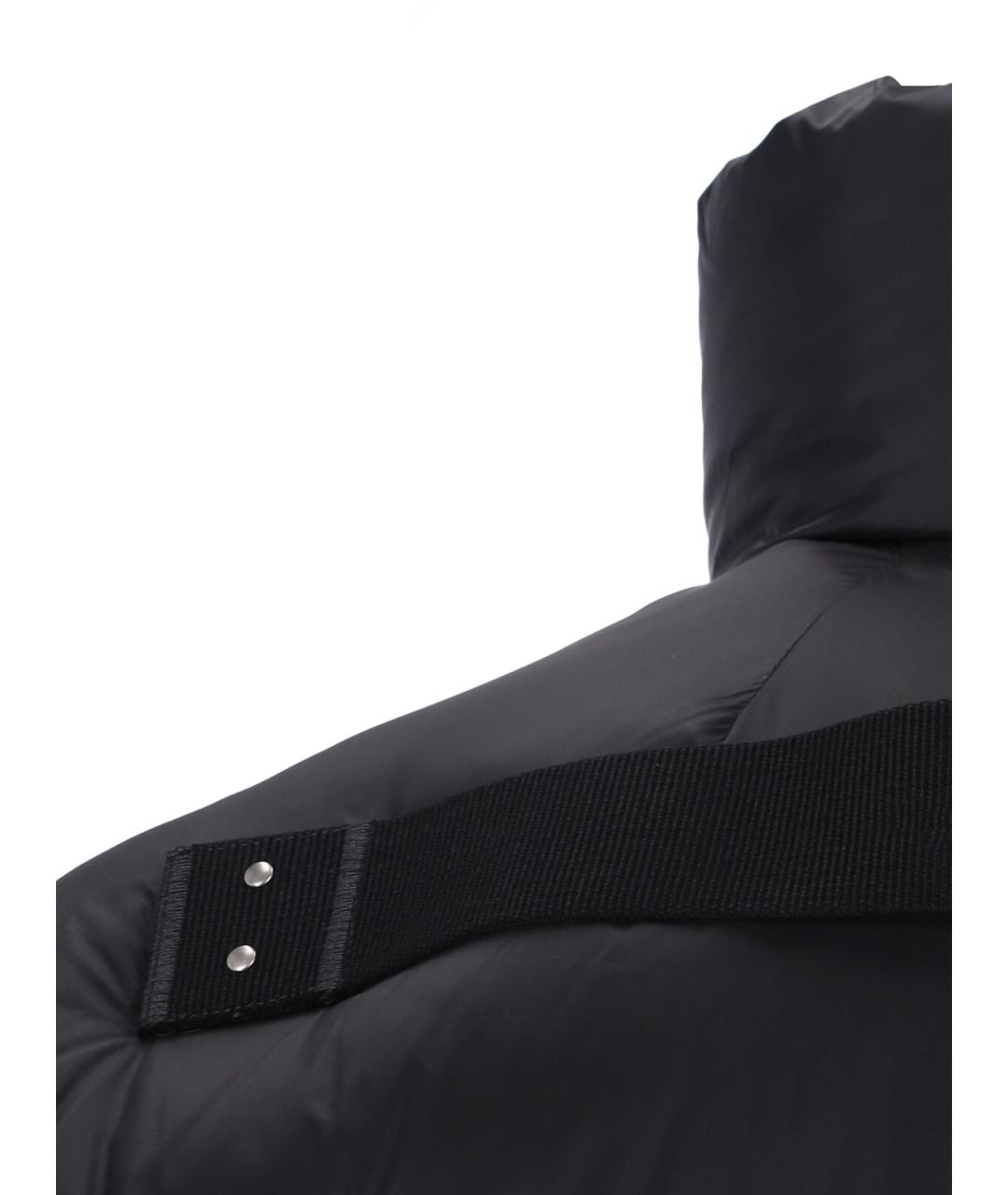 RICK OWENS Черный полиамидовый пуховик, фото 2