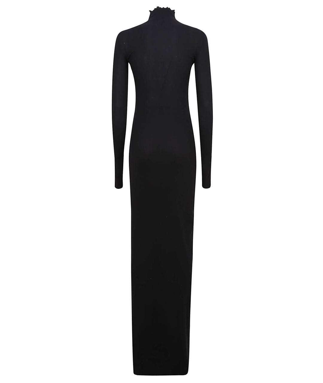 BALENCIAGA Черное полиамидовое повседневное платье, фото 2