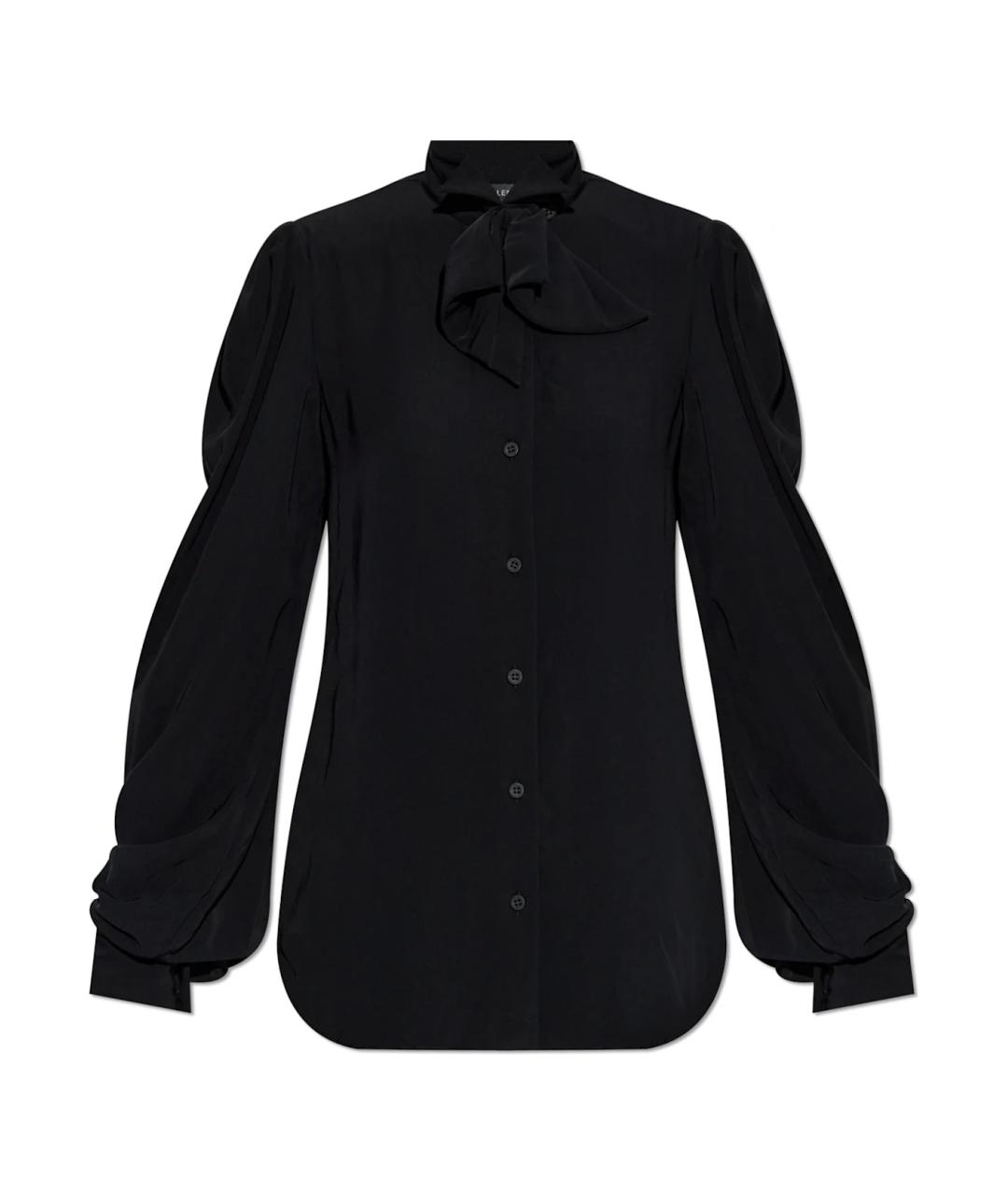 BALENCIAGA Черная полиэстеровая рубашка, фото 1