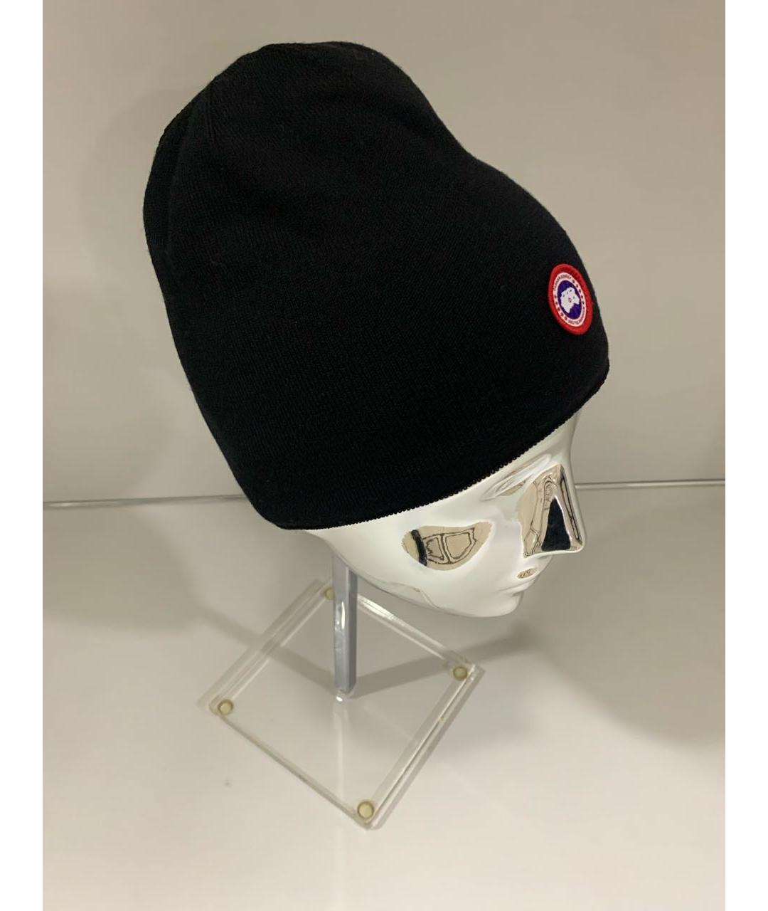 CANADA GOOSE Черная шапка, фото 4