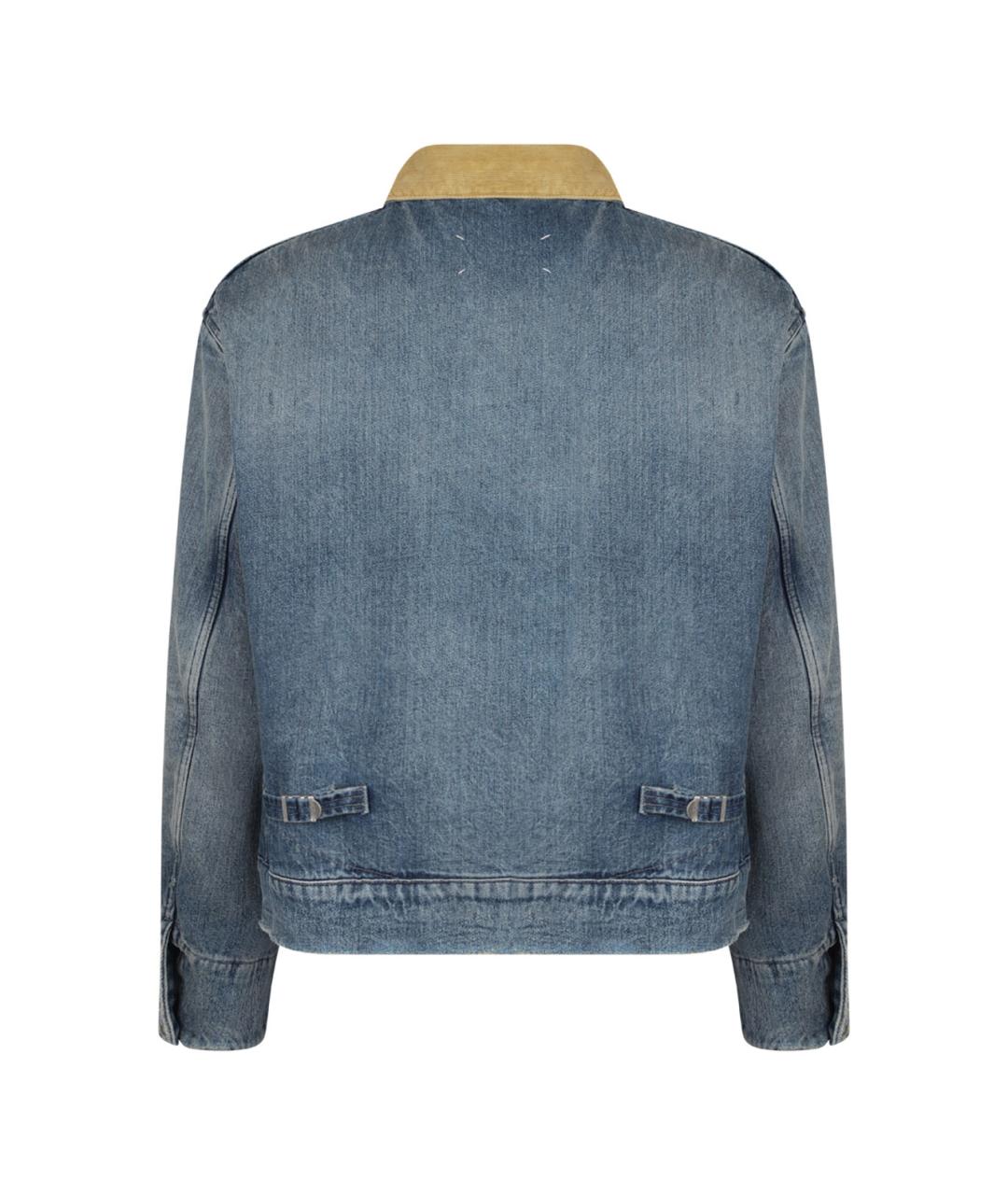 MAISON MARGIELA Синяя хлопковая куртка, фото 2