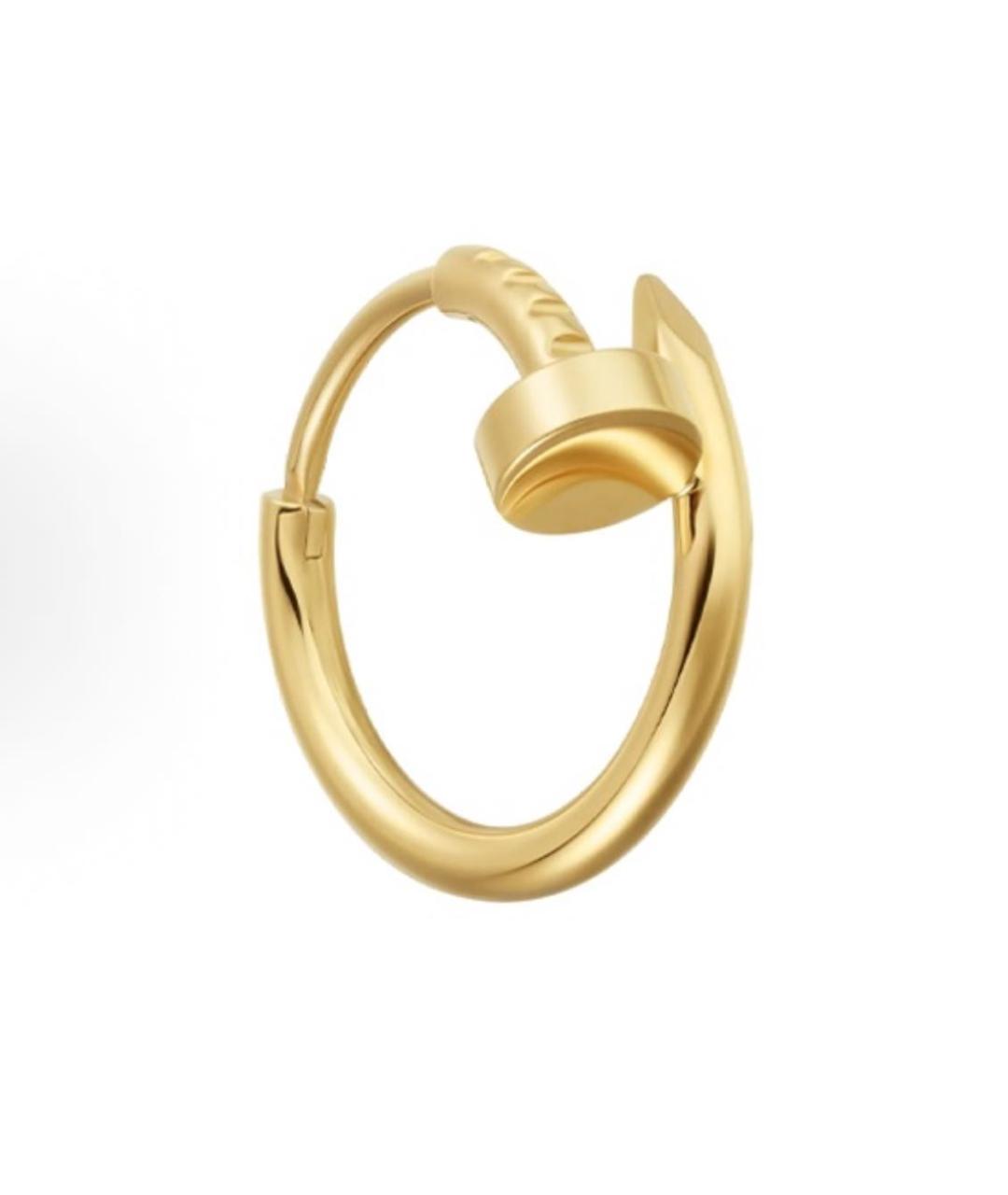 CARTIER Золотые серьги из желтого золота, фото 5