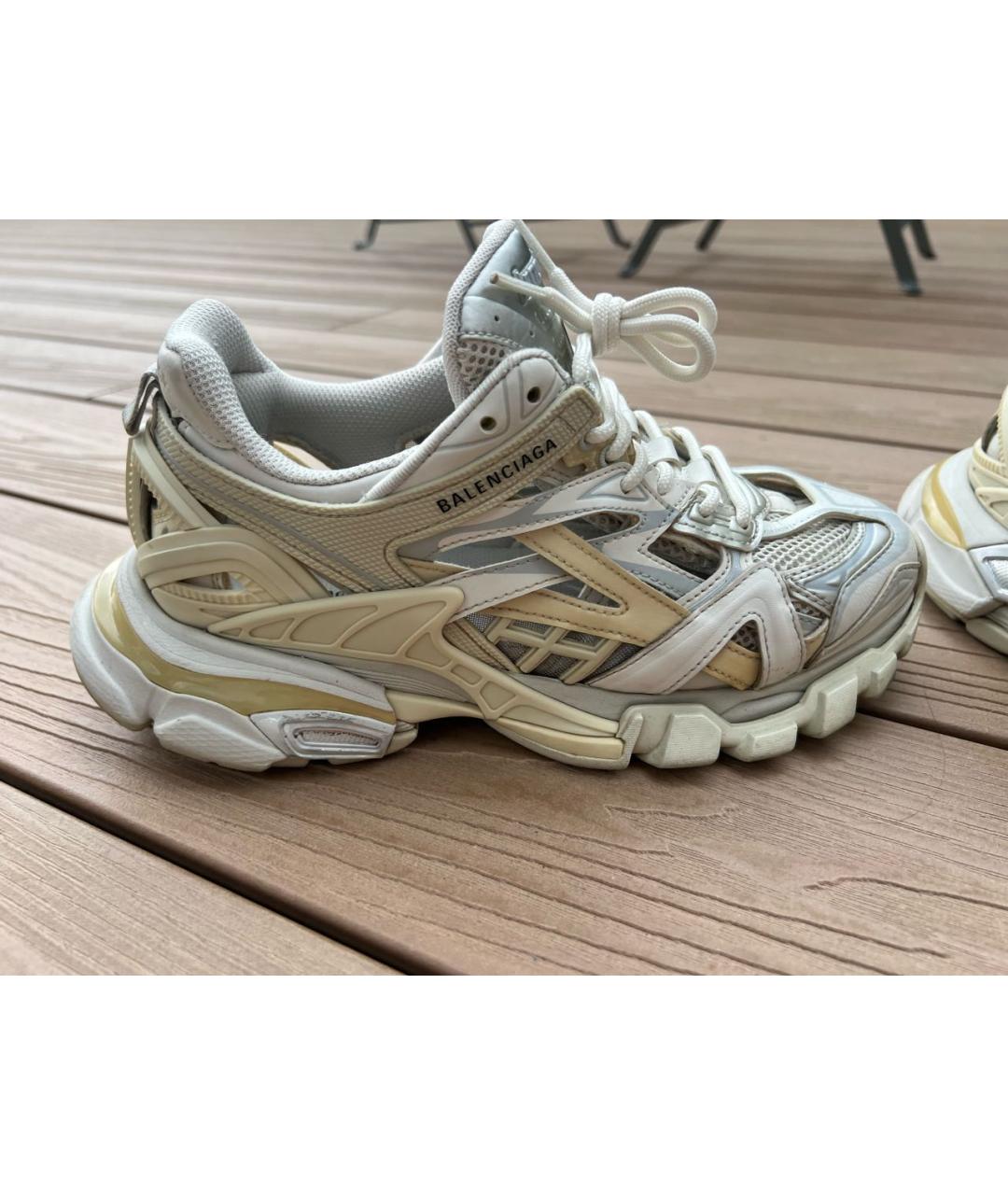 BALENCIAGA Белые кроссовки, фото 5