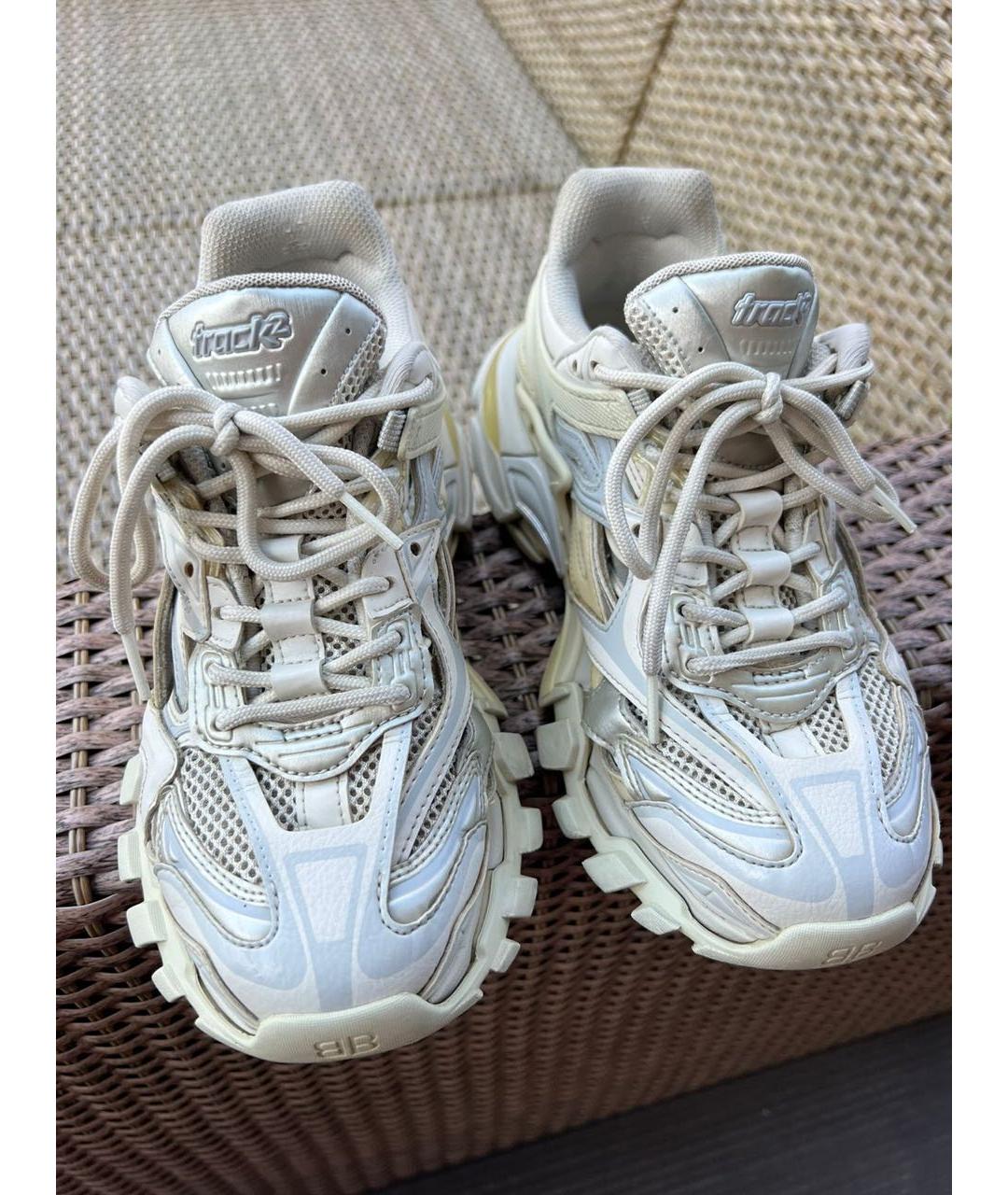 BALENCIAGA Белые кроссовки, фото 2