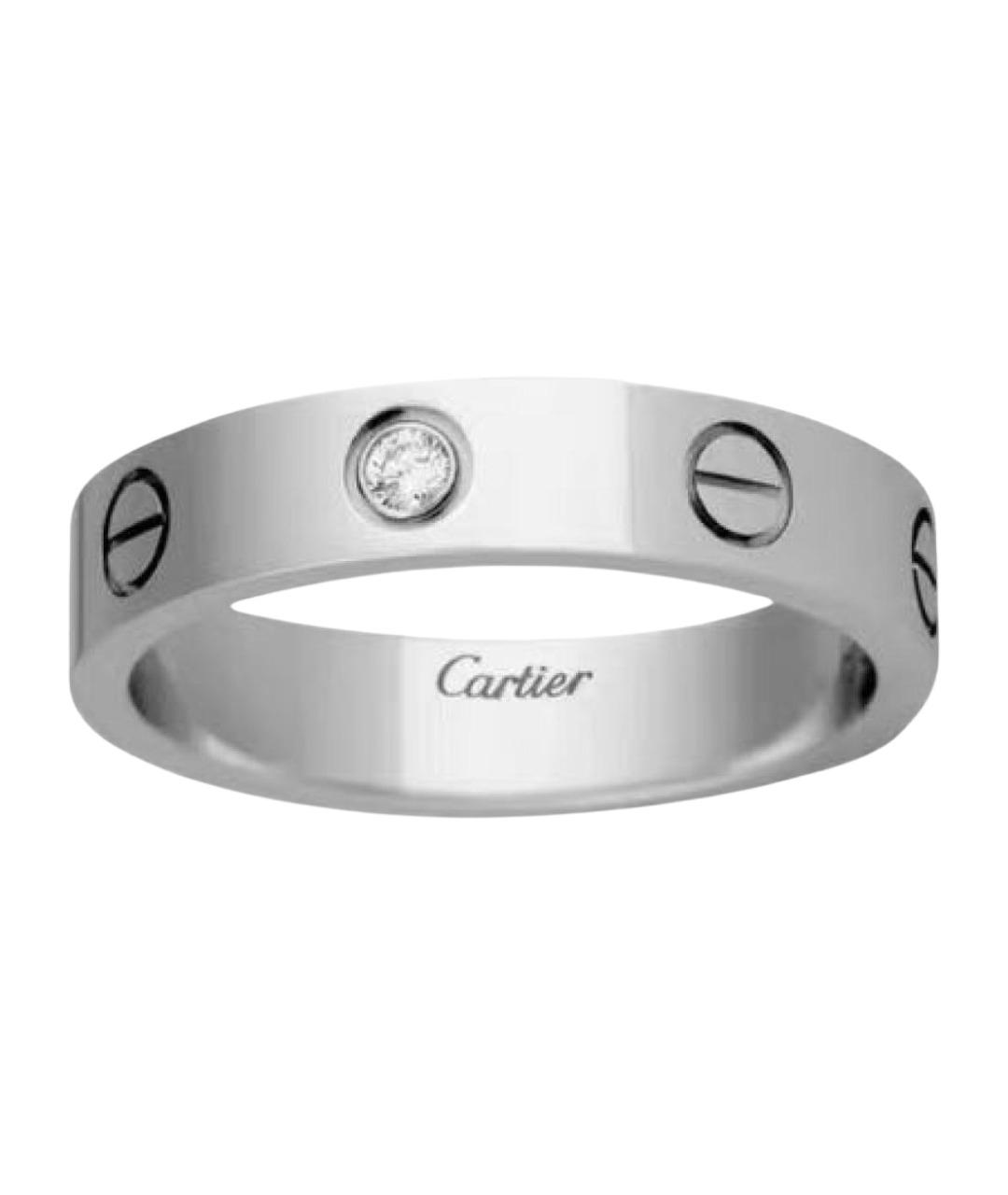 CARTIER Белое кольцо из белого золота, фото 1