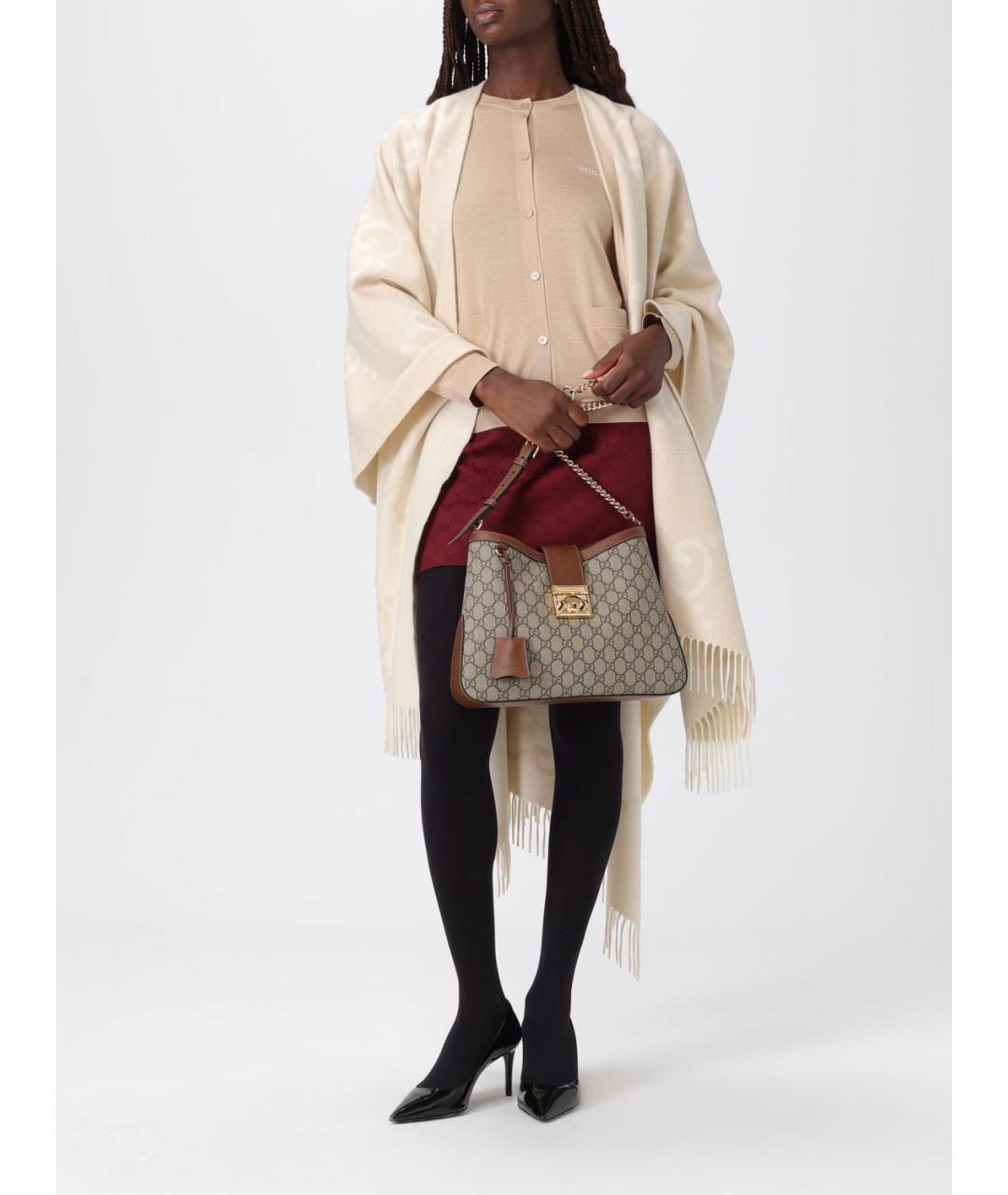 GUCCI Бежевый кашемировый джемпер / свитер, фото 3