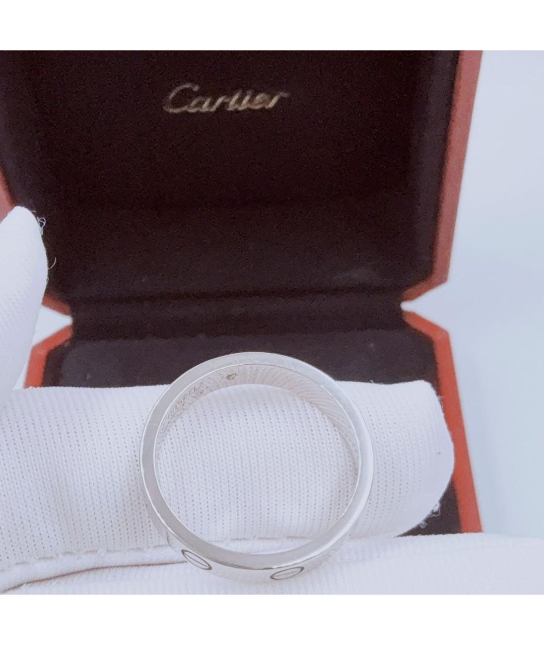 CARTIER Белое кольцо из белого золота, фото 6