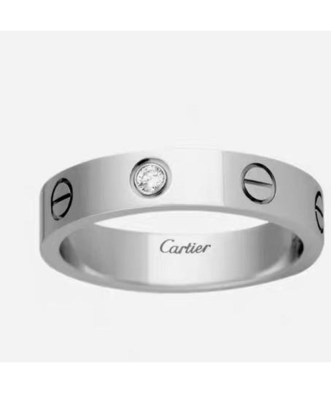 CARTIER Белое кольцо из белого золота, фото 7