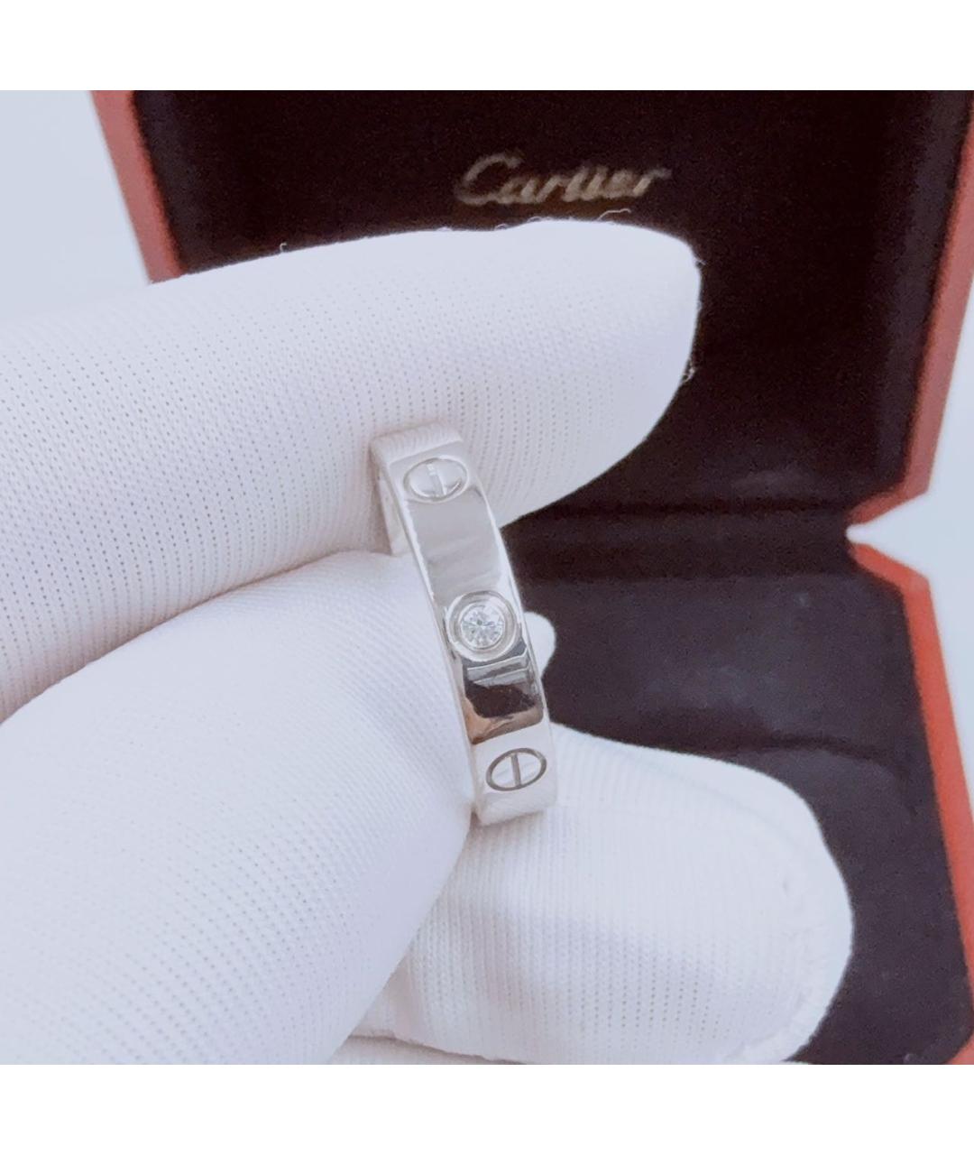 CARTIER Белое кольцо из белого золота, фото 5