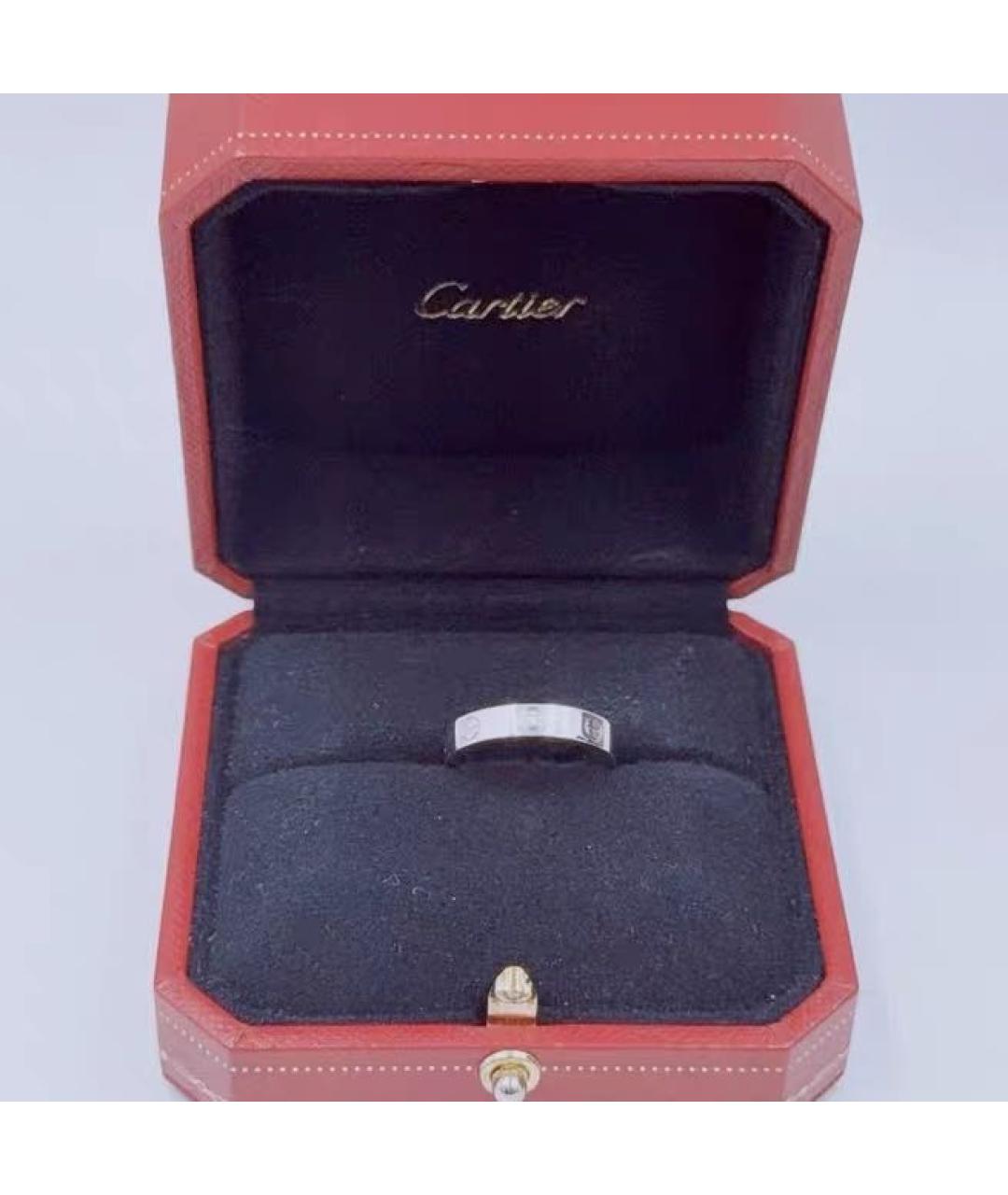 CARTIER Белое кольцо из белого золота, фото 3