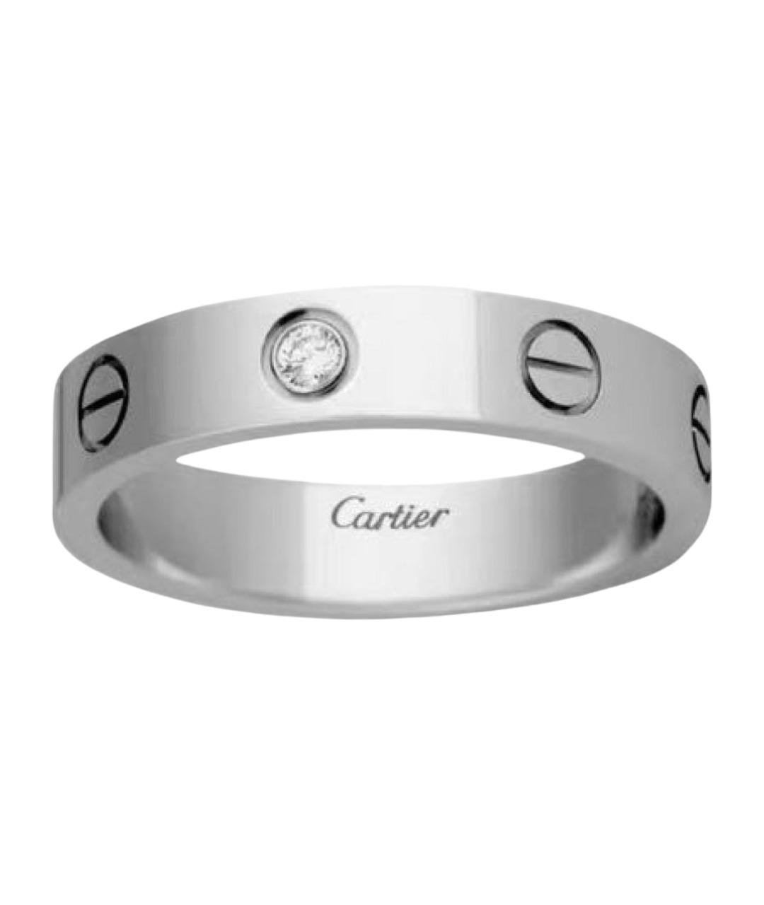 CARTIER Белое кольцо из белого золота, фото 1