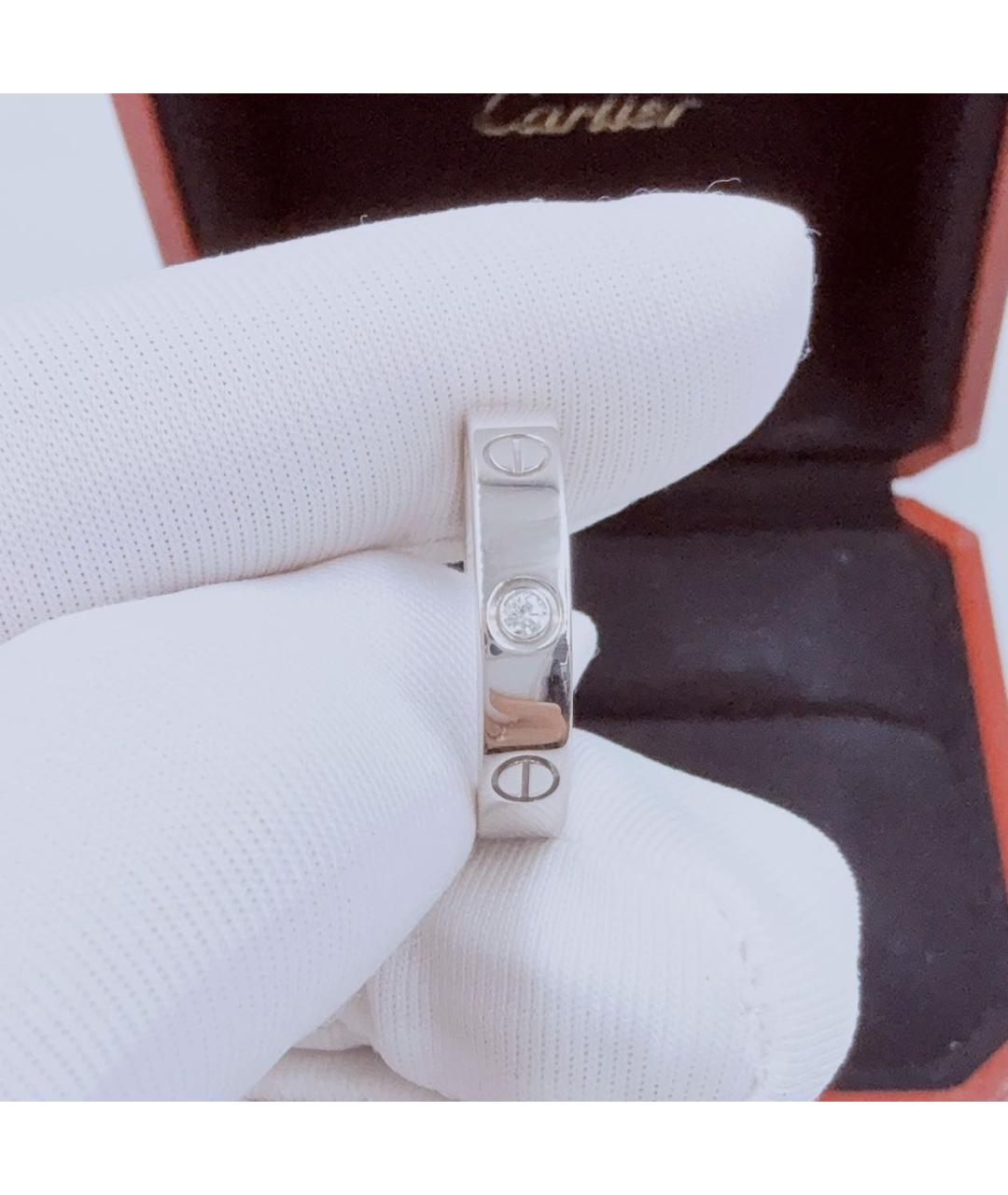 CARTIER Белое кольцо из белого золота, фото 4