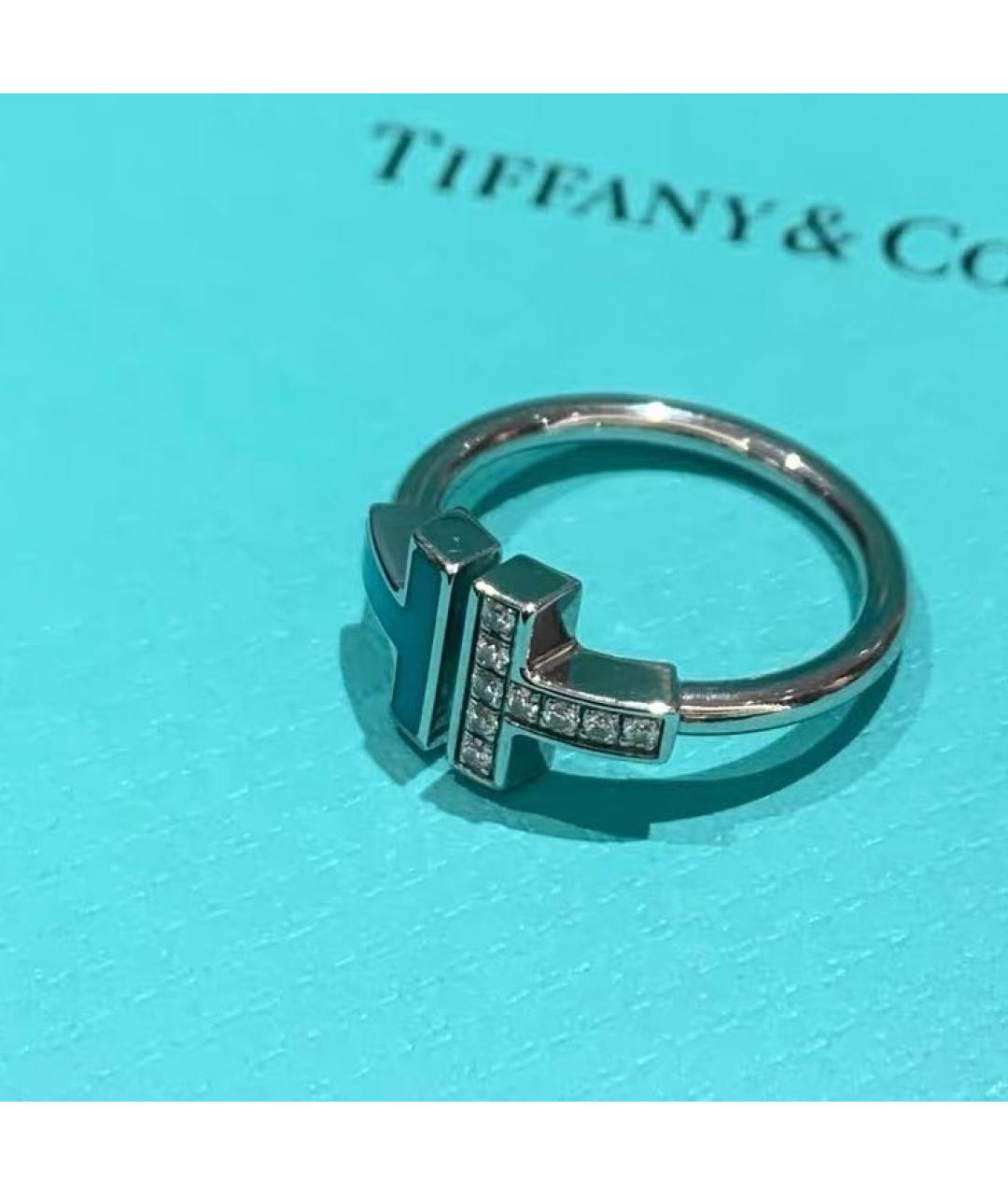 TIFFANY&CO Бирюзовое кольцо из белого золота, фото 3