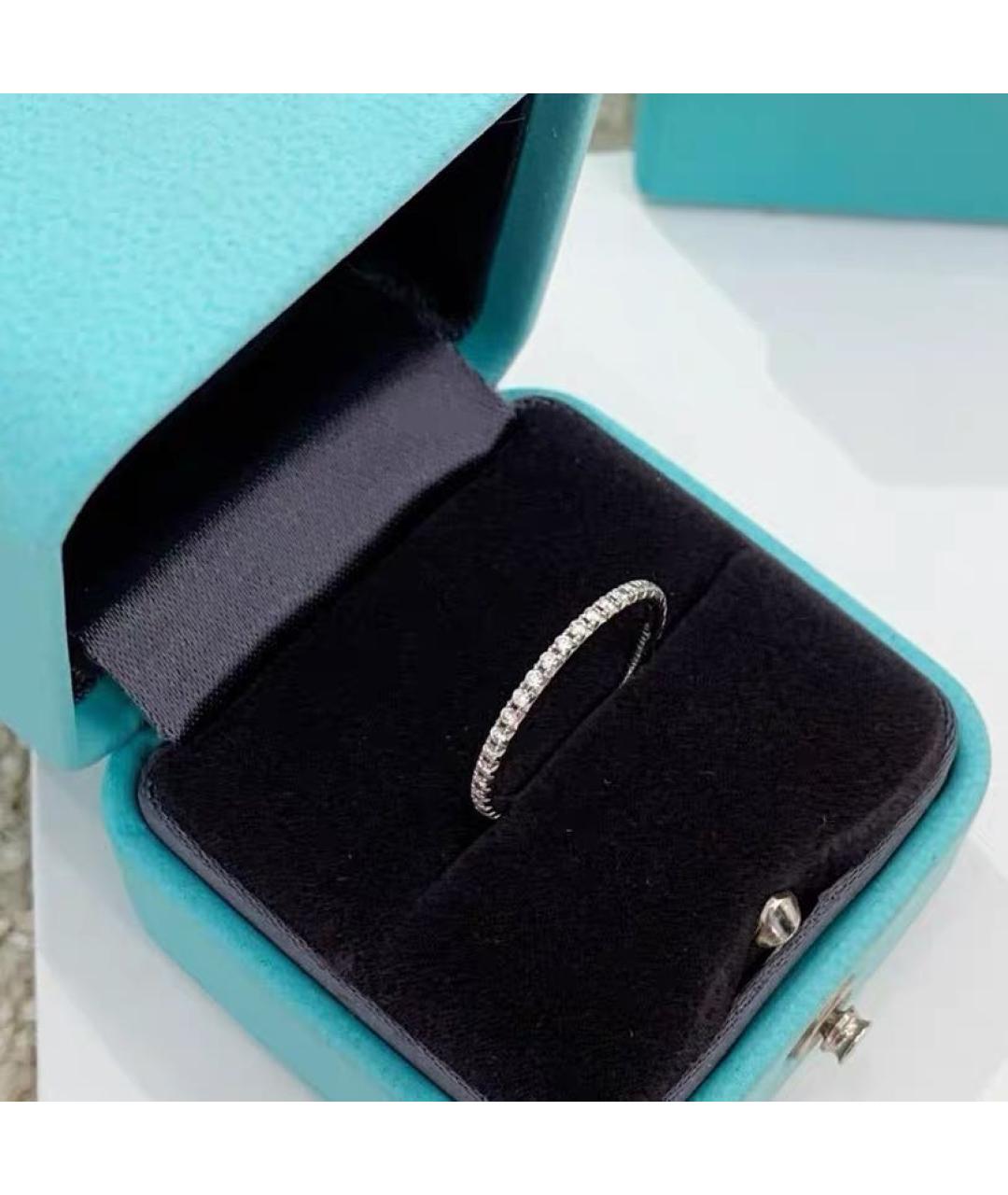 TIFFANY&CO Белое платиновое кольцо, фото 4