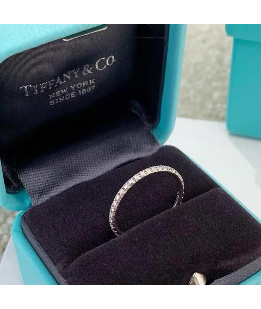 TIFFANY&CO Белое платиновое кольцо, фото 2