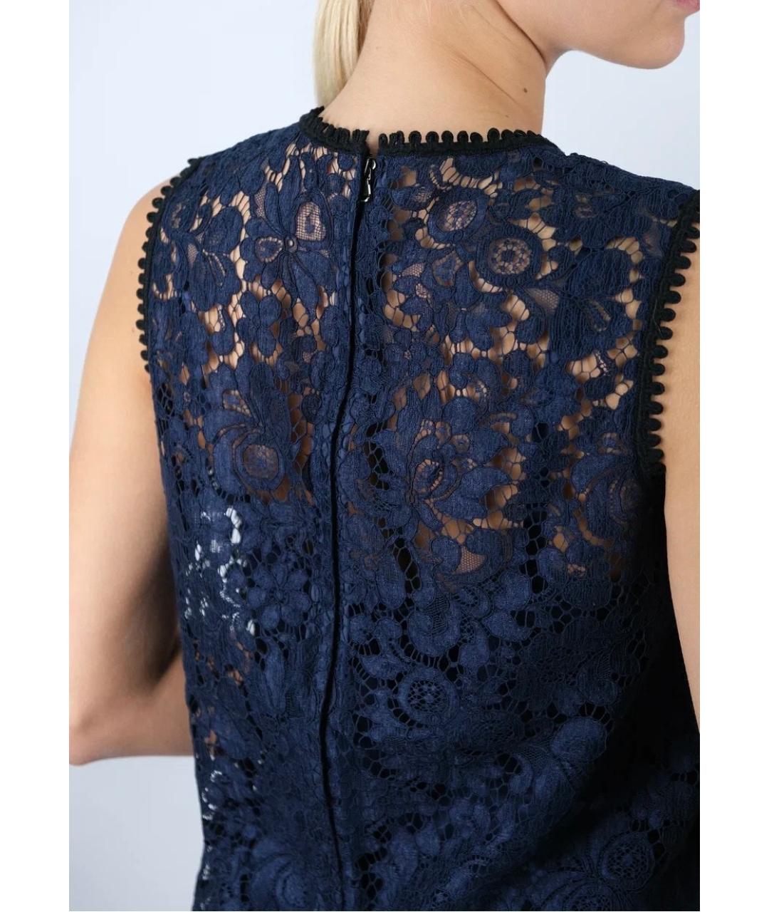 DOLCE&GABBANA Синяя вискозная блузы, фото 5