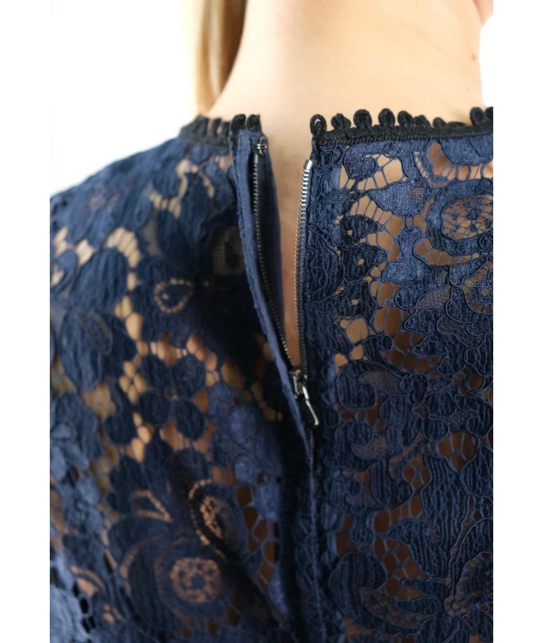 DOLCE&GABBANA Синяя вискозная блузы, фото 4