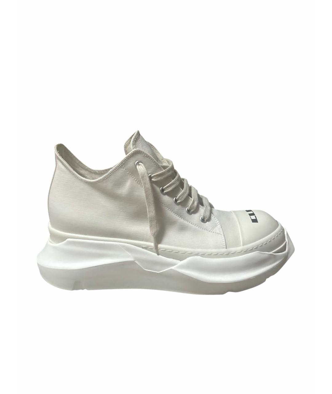 RICK OWENS DRKSHDW Бежевые низкие кроссовки / кеды, фото 1