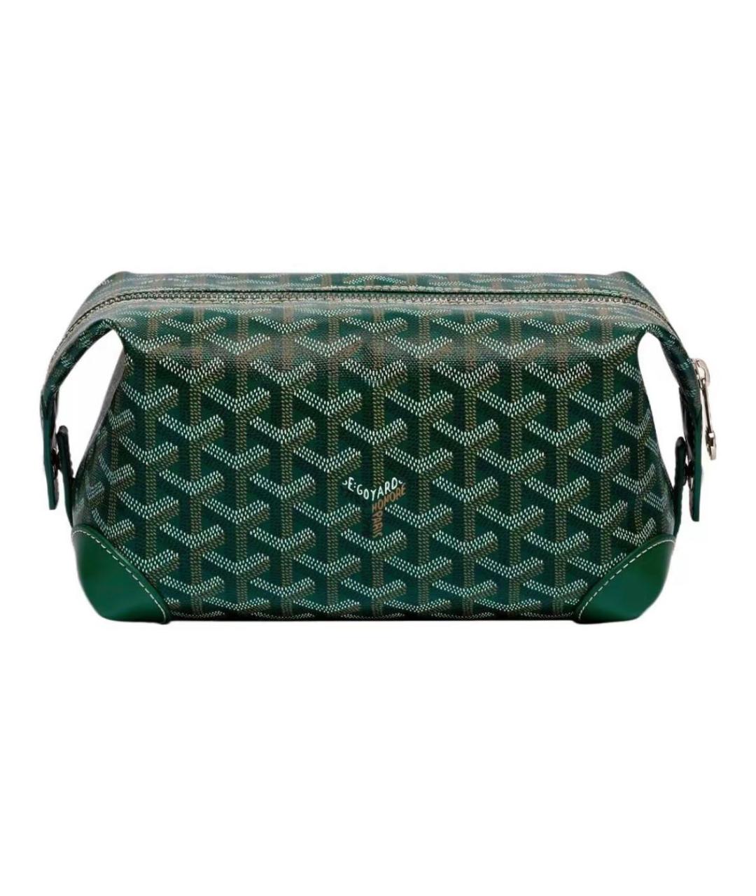 GOYARD Зеленая кожаная сумка через плечо, фото 5
