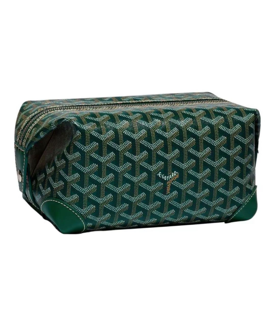 GOYARD Зеленая кожаная сумка через плечо, фото 2