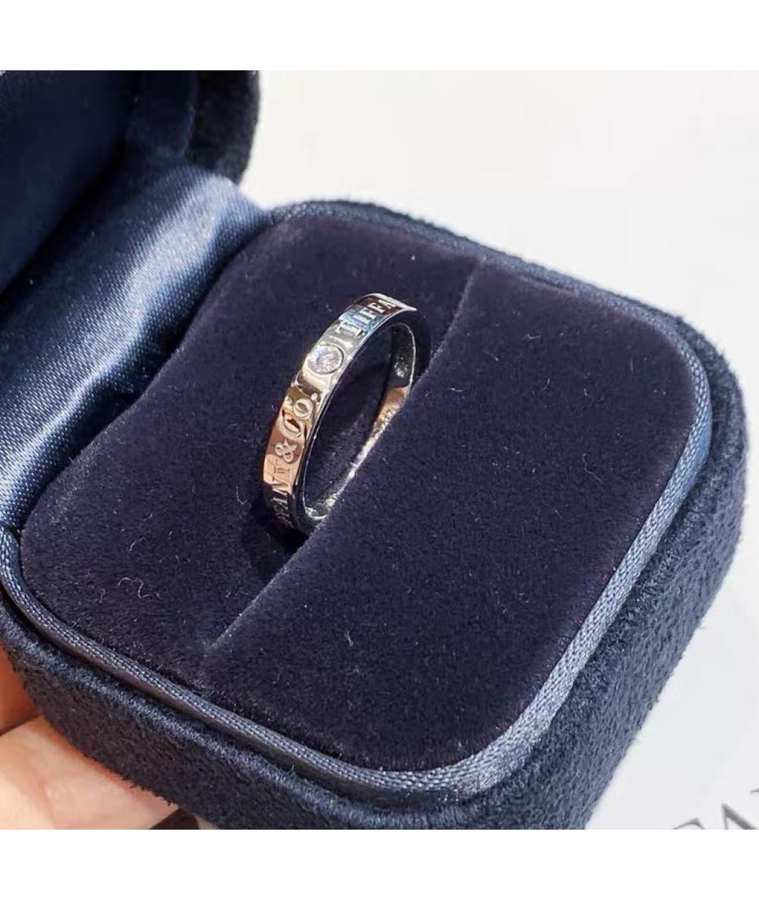 TIFFANY&CO Белое платиновое кольцо, фото 2