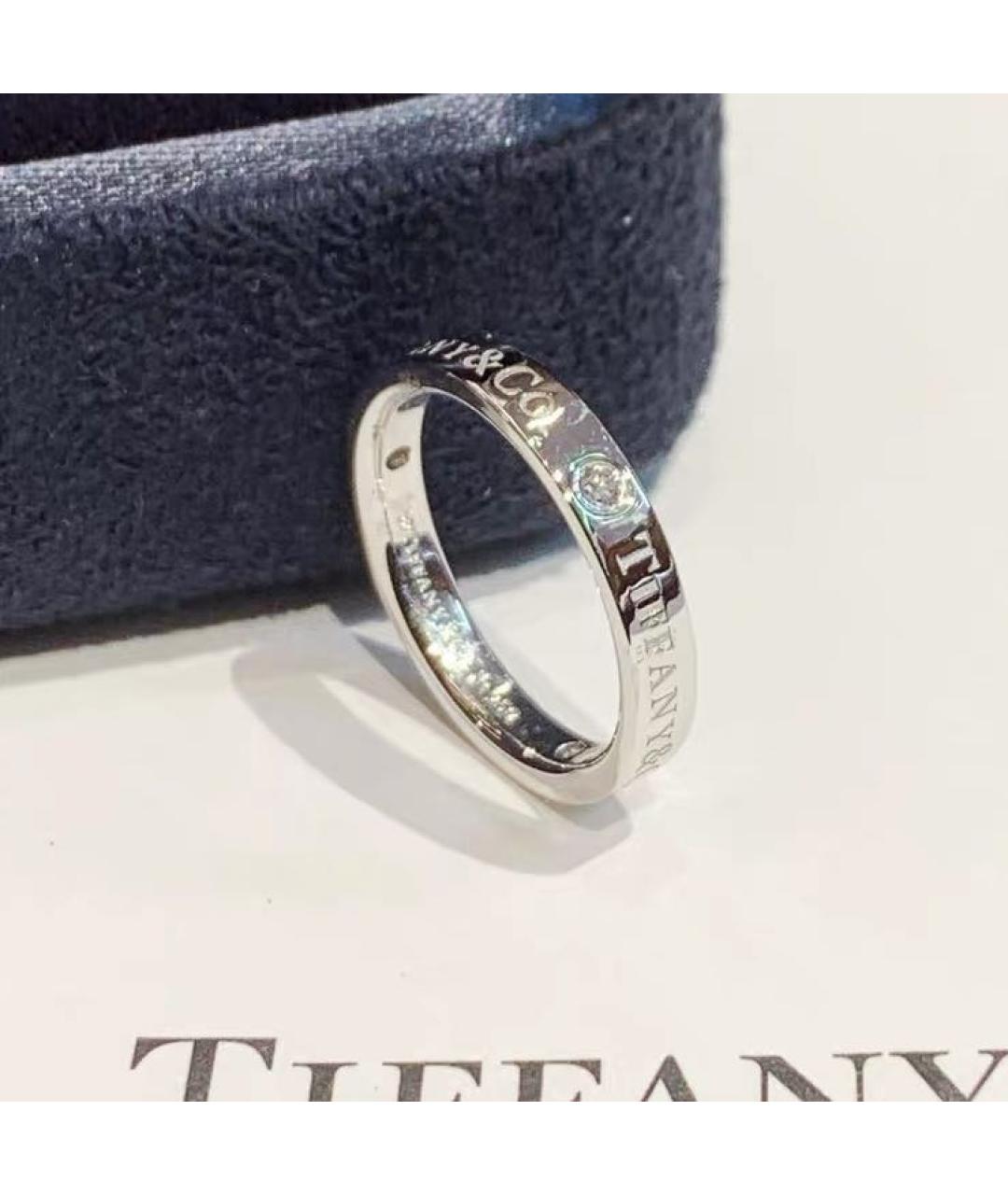 TIFFANY&CO Белое платиновое кольцо, фото 4