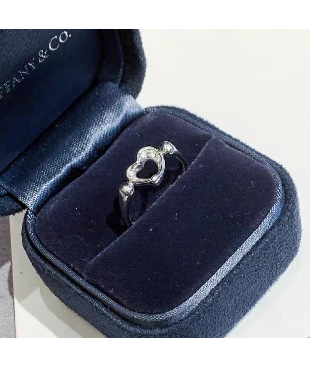 TIFFANY&CO Белое платиновое кольцо, фото 3