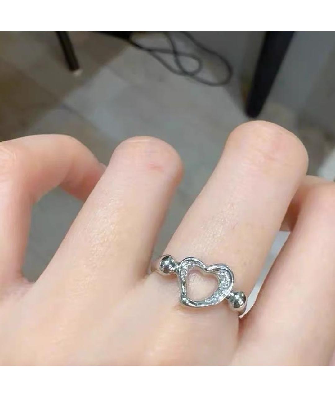 TIFFANY&CO Белое платиновое кольцо, фото 6